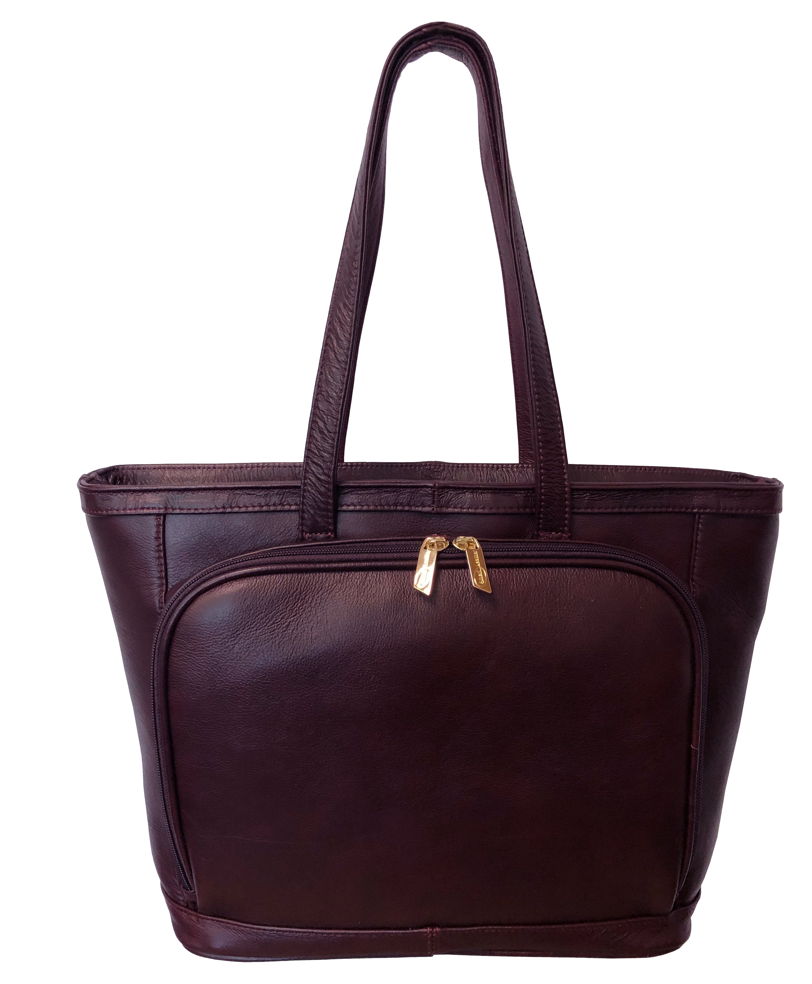 Amerileather casual leather tote hotsell